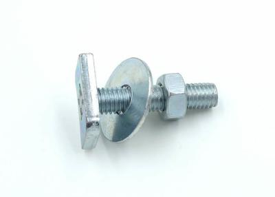 China Galavanized Mild Steel Square Head Bolts with Hex Nuts and Flat Washers for sale