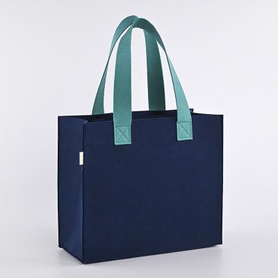 China Fashion Leisure Felt Bag Manufacturers Portable Felt Fashion Felt Handbags Tote Bag Shopping Bag for sale