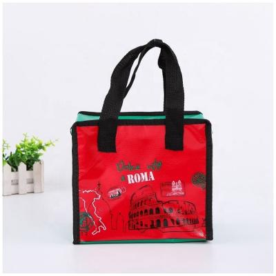 China Custom Wholesale Cheap Nonwoven Jumbo Zipper Handled ECO Manufacturer Promotional Laminated pp Nonwoven Carry Bag for sale