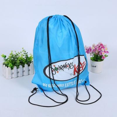 China 210D Polyester Waterproof Lead Free Drawstring Orange Backpack for sale