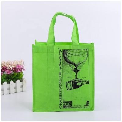 China Fancy Gift 100% Recycled Fabric Gift Personalized Fabric Wine Bags for sale