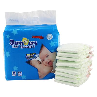 China Printed A1 China Diaper Factory Offer Distributors Wanted OEM Elastic Waistband Baby Diapers In Bales for sale