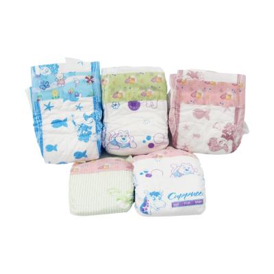 China Newborn Baby Changing Creams Smart Diapers Bag Stock Cheap Prices Baby Choice Disposable Thin Bamboo Feather Small Newborn Diapers for sale