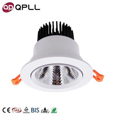 China Modern Home 2021Hotel Modern Design Recessed 3CCT Spot Light Lamp 7W 15W 20W 30W 35W 40W COB Ceiling LED Spotlight for sale