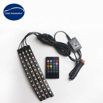 China Automotive industry multi-color inside cars with lights led car atmosphere RGB lights for sale