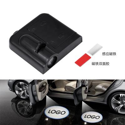 China Auto industry factory price car logo wireless welcome light led car door light 12V car lamp for sale