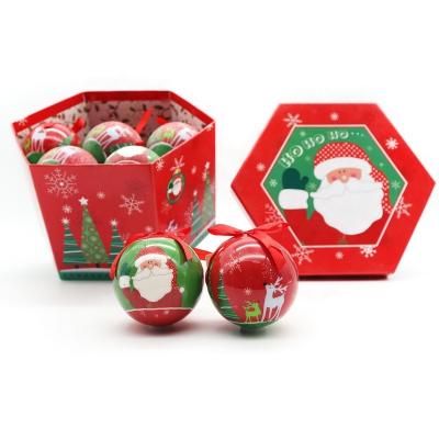 China 14pcs Polyfoam Christmas Decoupage Baubles in Gift Box for sale