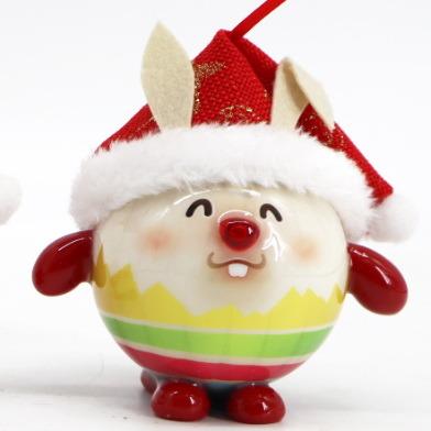 China Christmas Tree Decoration New Year Rabbit 3D Decoration Easter Bunny for sale