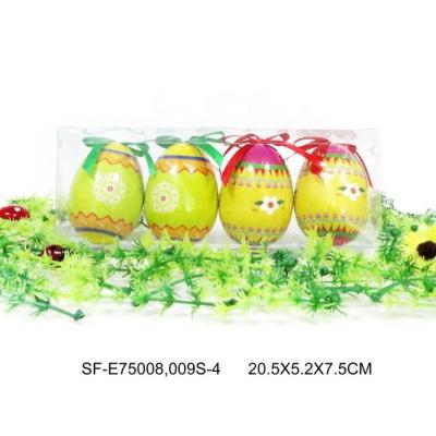 China Europe 4pcs 75mm easter eggs in PVC box for sale