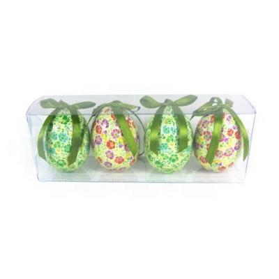 China Europe 4pcs 60mm easter eggs in PVC box for sale