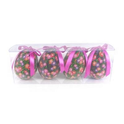 China Europe 4pcs 60mm easter eggs in PVC box for sale