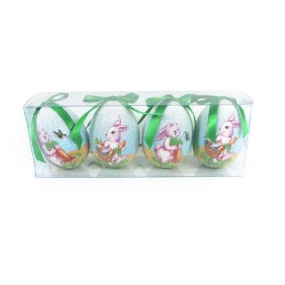 China Europe 4pcs 60mm easter egg decoration in PVC box for sale