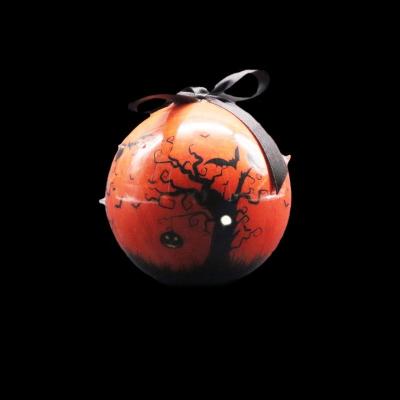 China Holiday decoration & Halloween Gift 80mm Polyfoam Ball With LED Light for sale