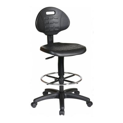 China Adjustable Height (Height) Office Chair Stool Computer Lab Armless Drafting Chair With Wheel for sale