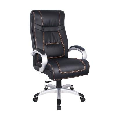 China Simple Minimalist (Height) China Manufacture Adjustable Manager PU Leather Upholstered Ergonomic Office Chair For Woman for sale