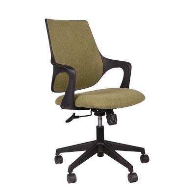 China (Height) Mid-back Adjustable Single Colored Black Multifunctional Office Operator Task Desk Chair for sale