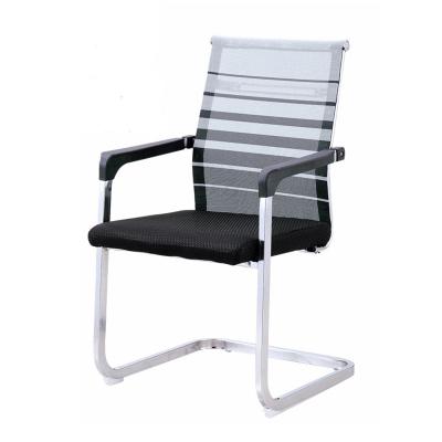 China Mesh Chair Factory Wholesale Conference Chair Price Office Meeting Swivel Visitor Desk Chair No Wheels for sale