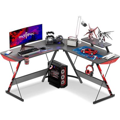 China Other Custom Gaming Computer Corner PC E-sport Table Gaming Desk Workstation For PC for sale