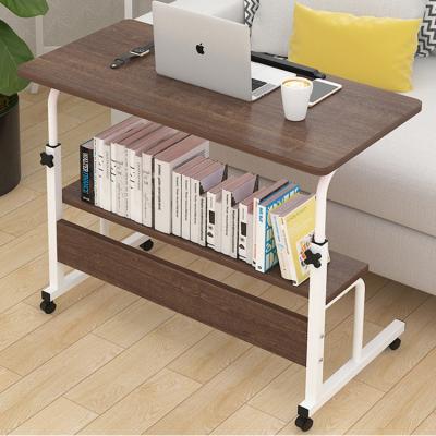 China Computer Desk Table Office Furniture Student Learning Writing Home Office Furniture Rotating Desk with Shelf for sale