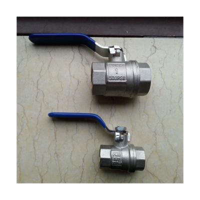 China 1/2, 3/4, 1.1-1/4, 1-1/2, Two Inch Leak Proof Stainless Steel Brass Ball Valve With Iron Handle DIVERSE for sale