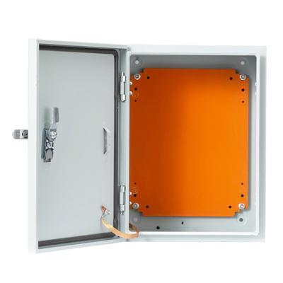 China White Painted Carbon Steel Electrical Box IP65 Standard Customized DB Outdoor Waterproof Panel Steel Metal Mount Electrical Wall Box for sale