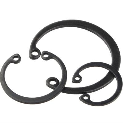 China 65 Hole DIN472 Manganese Spring Steel With Elastic Retainer Ring Spring Clamp German Standard Internal Ring for sale