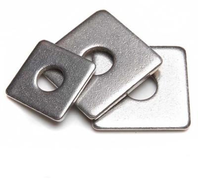 China Stainless Steel Square Steel Washer Galvanized Square Flat Mat for sale