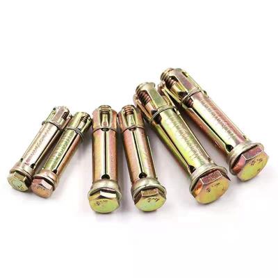 China Steel 3 Pcs /4 Pcs Building Construction Fix Bolt Anchor Bolt Sleeve Fastener Shield Anchor Fasteners M6 M8 M10 M12 for sale