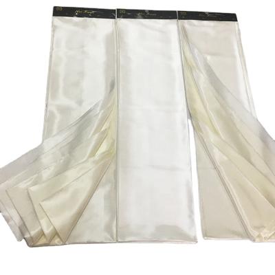 China New Home Textile Anti-Static Ultra Soft 100% Polyester Satin Fabric Dyed Bed Sheet Fabric for sale