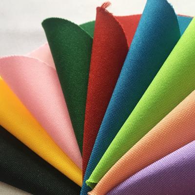 China Anti-static bright solid colors 300d 160gsm polyester minimatt fabric for decorative tablecloth for sale