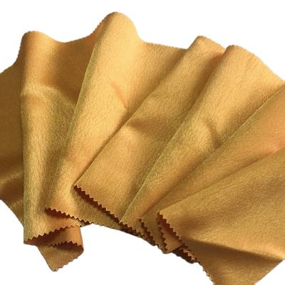 China New Fashion Cheap Polyester Woven Antistatic 170gsm Crinkled Satin Fabric 280cm for sale