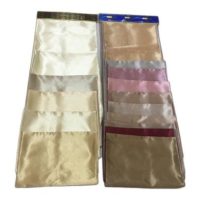 China Manufacturer Anti-Static Polyester Home Textile Shiny Satin Tablecloth for sale