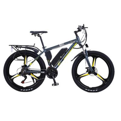 China Aluminum alloy full suspension 26 inch long range powerful electric mountain bike 350w 26 inch fat tire electric bike for sale