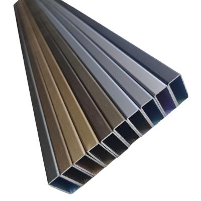 China Powder Coating Aluminum Extrusion Profile for Customized Color T5 Door in 6000 Series for sale