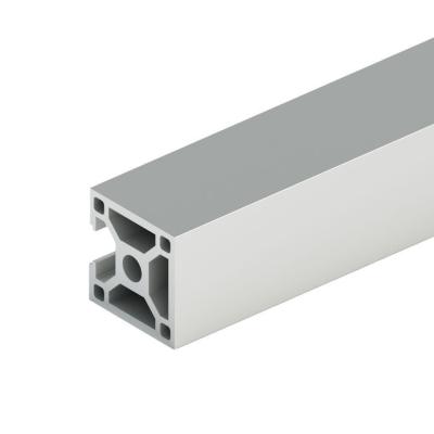 China Aluminum Alloy Profile 6063-T5 Profile Silver Anodized 4040 4080 V Slot Extrusion Profiles for sale