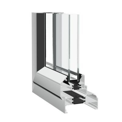 China T3-T8 Temper Thermal Break Aluminum Profile Pivot Door and Windows Frame from Shengxin for sale