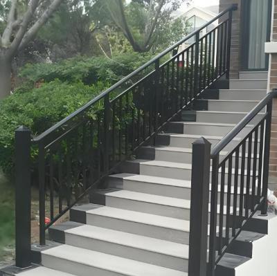 China Modern Design Balcony Glass Railing Aluminium Handrail Balustrade for Stairs Safety Fence for sale