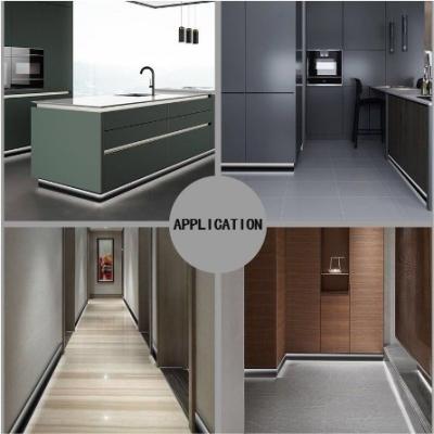 China 6000 Series Aluminium Led Skirting Board With ISO9001 Certificate For Customized Needs for sale