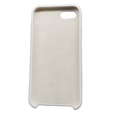 China Freeone Soft Arounded White Color 3 Sides Smooth Liquid Silicone Case For Iphone SE for sale