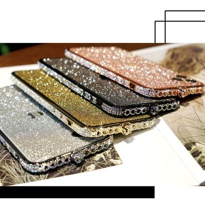 China Fanshion 2020 Hot Selling Diamond Sticking Phone Case Simple New Amazon ebay For iPhone 11 Shimmer Cute Cover For iPhone X Case Luxury Glitter for sale