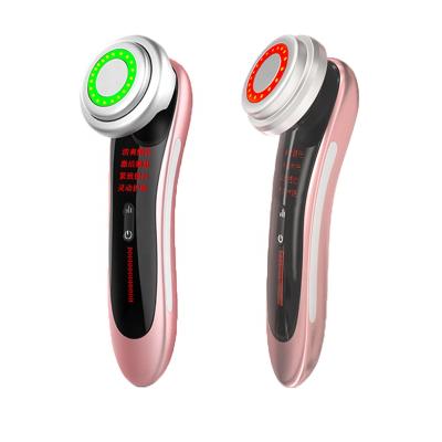 China USB EMS Skin Care USB Rechargeable Multifunctional Red Light Massager Beauty Facial Instrument Pore Deep Cleansing Equipment for sale