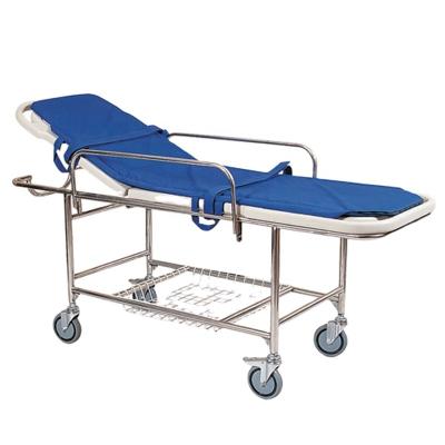 China WS408 Traditional Adjustable Manual Hospital Stretcher Trolley for sale