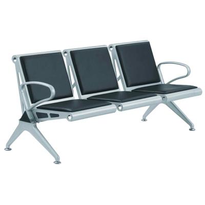 China Modern Bank 3 Seater Metal Hospital Chair Clinic Airport Waiting Room Waiting Seating Chair for sale