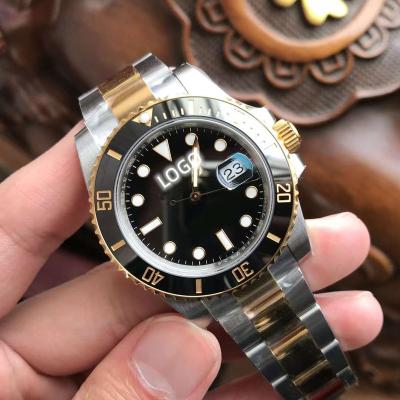 China Automatic Dive Luxury Watch Dial, Luminous Water Resistant, 3135, Clean, 904L Stainless Steel Date 40mm Gold Edge Black Watch for sale