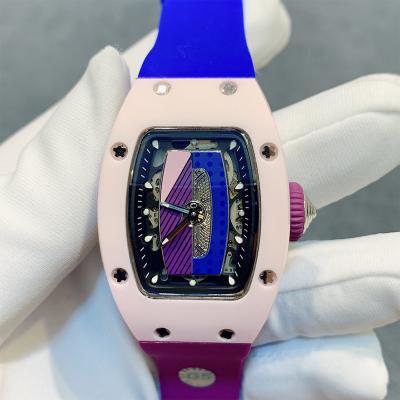 China Manufacturer Supply Waterproof Luminous Automatic Luxury Automatic Wrist Women Mechanical Date Lavender Pastel Watch. for sale