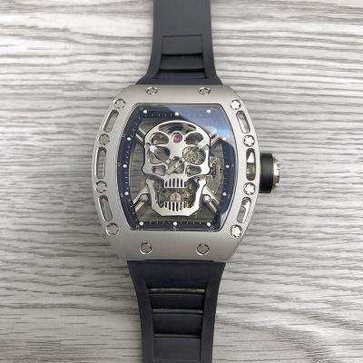 China Manufacturer Supply Waterproof Luminous Luxury Automatic Wrist Men's Titanium Skeleton Tourbillonl Date Watch. for sale