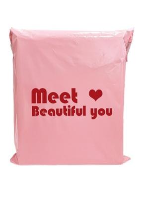 China Customized Self-Sealing Mailing Bag Non-Toxic Eco-Friendly Waterproof Pink Double-Sided Printing Logo Apparel Express Packing Bag Waterproof Shipping Bag for sale