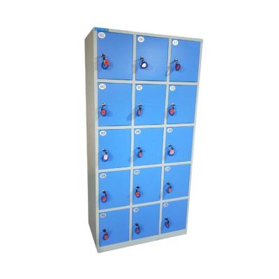 China 15 doors employee moisture proof cheap locker/smart padlock locker/magnet e locker for sale