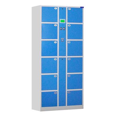 China Supermarket Mall Fingerprint Storage Cabinet Securities Law Storage Cabinet Moisture-proof Electronic Public Storage Cabinet Valuables Cabinet for sale