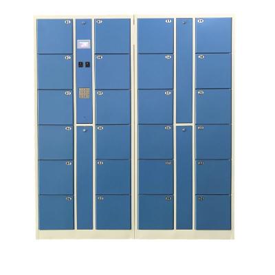 China Storage Cabinet Moisture-proof Smart Password Luggage Cabinet Metal Locker Student Gym Beach Electronic Locker for sale